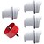 cheap Outdoor Decoration-5Pack Chicken Feeder Rain Proof Poultry Feeder Port Gravity Feed Kit for Buckets, Barrels, Bins, Troughs