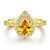 cheap Rings-Wedding Ring Wedding Briolette Gold S925 Sterling Silver Pear Stylish Simple 1PC Zircon