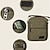 Недорогие Мужские сумки-Муж. Сумка Сумочка через плечо холст на открытом воздухе Повседневные Черный Военно-зеленный Хаки