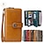 cheap Card Holders &amp; Cases-RFID Blocking Long Wallet With Wristlet, Retro Style Faux Leather Wallet With Multi Card Slots &amp;amp; Id Window