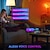 voordelige Slimme Decoratieve Lichten-LED Slimme Lamp Sunset Rainbow Projectorlamp RGB Vloerlamp met Bluetooth en Tuya App Afstandsbediening Live Achtergrond Sfeervolle Zonsondergang Verlichting