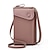 cheap Wallets-Women&#039;s Crossbody Bag Mobile Phone Bag Crossbody Bag PU Leather Shopping Going out Solid Color Black Red Light Purple