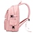 cheap Backpacks &amp; Bookbags-Women&#039;s Unisex Backpack School Bag Bookbag Functional Backpack School Outdoor Daily Solid Color Oxford Cloth Adjustable Large Capacity Waterproof Zipper Black Pink Purple