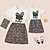 cheap Family Look Sets-Mommy and Me Valentines Family Sets Leopard Heart Letter Outdoor Crewneck Multicolor Short Sleeve Knee-length Mommy And Me Outfits Adorable Matching Outfits