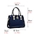 cheap Handbag &amp; Totes-Women&#039;s Handbag Satchel Top Handle Bag Patent Leather PU Leather Office Office &amp; Career Solid Color Crocodile Wine Black Blue