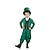 ieftine Costume de Carnaval-Ziua Sf. Patrick Shamrock irlandez Mascaradă Pentru copii Băieți Cosplay Petrecere Ziua Sfântului Patrick Festival / Vacanță Poliester Verde Uşor Costume de Carnaval Mată