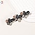 cheap Hair Styling Accessories-parkling Crystal Stone Braided Hair Clips with 3 Small Clips Pearl shaped hairpin duckbill clipBraided Hair Clip with Rhinestones for Women/Girls