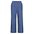preiswerte weites Bein und hohe Taille-Damen Jeans Polyester Jeans Schwarz Klassisch B¨¹ro Täglich Frühling &amp; Herbst