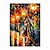 cheap Landscape Paintings-Handmade Hand Painted Oil Painting Wall Modern Abstract Lover Painting Pattle Knife Art Canvas Painting Home Decoration Decor Rolled Canvas No Frame Unstretched
