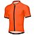 billiga Tröjor för män-21Grams Herr Cykeltröja Kortärmad Cykel Överdelar med 3 bakfickor Bergscykling Vägcykling Andningsfunktion Fuktabsorberande Snabb tork Reflexremsa Svart Blå Orange Polyester sporter Kläder