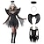 cheap Women&#039;s Costumes-Angels of Death Bride Fallen Angel Ghost Bride Cosplay Costume Outfits Teen Adults&#039; Women&#039;s Female Cosplay Dress Carnival Party / Evening Gift Carnival Masquerade Day of the Dead Mardi Gras