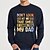 cheap Men&#039;s Hoodies &amp; Sweatshirts-Men&#039;s Sweatshirt Black Blue Gray Crew Neck Letter Monograms Daily Sports Streetwear Casual Spring &amp;  Fall Clothing Apparel Hoodies Sweatshirts