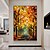 cheap Landscape Paintings-Handmade Hand Painted Oil Painting Wall Modern Abstract Autumn Landscape Painting Pattle Knife Art Canvas Painting Home Decoration Decor Rolled Canvas No Frame Unstretched