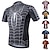 cheap Men&#039;s Jerseys-CAWANFLY Men&#039;s Cycling Jersey Short Sleeve Bike Tee Tshirt Jersey Top with 3 Rear Pockets Road Bike Cycling Cycling Breathable Quick Dry Comfortable Black / Orange Black Red Vintage Polyester Sports