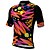 preiswerte Radtrikot Herren-21 Gramm Herren-Radtrikot Kurzarm-Radtrikot Sommer-Fahrradbekleidung mit Taschen MTB Atmungsaktiv und schnell trocknend Blau/Gelb