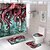 cheap Shower Curtains-4Pcs Shower Curtain Set with Rug Toilet Lid Cover Sets with Non-Slip Rug Bath Mat for Bathroom,Octopus Pattern,Waterproof Polyester Shower Curtain with 12 Hooks,Bathroom Decoration