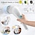 cheap Kitchen Appliances-5 In 1 Electric Cleaning Brush Bathroom Kitchen Wash Brush USB Handheld Bathtub Sink Brush Automatic Window Cleaning Brush Tool