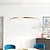 levne Kruhový design-1-světelné LED závěsné svítidlo 40cm 60cm 80cm hliníkový akrylový kruh zlatobílá černá lakovaná povrchová úprava stmívatelné pro moderní jednoduchou domácí kuchyni ložnice 25w 38w 50w pouze
