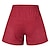 voordelige Shorts voor dames-damesshort met trekkoord zak effen daily regular zomer groen zwart roze oranje rood