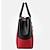 cheap Handbag &amp; Totes-Women&#039;s Handbag Crossbody Bag Satchel Top Handle Bag PU Leather Daily Zipper Chain Solid Color Color Block Wine Black White