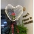 abordables Luces decorativas-Paquete de 2 globos de bobo de 20 pulgadas con luz led diy con palo, kit de globos inflables transparentes luminosos coloridos para decoración de fiesta de cumpleaños de boda de Navidad