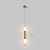 ieftine Lumini insulare-lampi cu pandantiv cu LED 2 lumini insulă de bucătărie modernă reglabilă cu LED mini pendantativ modern auriu negru, noptiera dormitor lumina pandantiv mică neagră