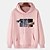 cheap Men&#039;s Hoodies &amp; Sweatshirts-Men&#039;s Hoodie Black White Pink Hooded Graphic Prints Hand Sports &amp; Outdoor Daily Sports Hot Stamping Basic Streetwear Casual Spring &amp;  Fall Clothing Apparel Hoodies Sweatshirts