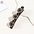 preiswerte Haarstyling-Zubehör-Parkling Crystal Stone geflochtene Haarspangen mit 3 kleinen Clips perlförmige Haarnadel Entenschnabel-Clipgeflochtene Haarspange mit Strasssteinen für Frauen/Mädchen