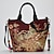 cheap Handbag &amp; Totes-Women&#039;s Handbag Crossbody Bag Canvas Tote Bag Canvas Outdoor Daily Holiday Beading Animal Embroidery Black Red Blue