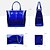 cheap Bag Sets-Women&#039;s Bag Set Patent Leather PU Leather 3 Pcs Purse Set Shopping Zipper Black Red Blue