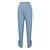 baratos Calça de linho de algodão simples-calças femininas de algodão e linho com bolsos laterais, perna larga, soltas, casuais, verão, outono, branco, azul claro, s 2xl