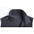 cheap Men&#039;s Vest-Men&#039;s Vest Gilet Outdoor Going out Streetwear Stylish Fall &amp; Winter Zipper Zipper Pocket Polyester Warm Letter Zipper Standing Collar Regular Fit Black Grey Vest