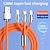 cheap Cell Phone Cables-3.3ft 120W 3-In-1 Multi Fast Charging Nylon Braided Cable USB Charger Cord With 3 Different Ports (USB C/Micro/Lightning)