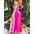 cheap Maxi Dresses-Women&#039;s Slip Dress Boho Dress Print Dress Long Dress Maxi Dress Streetwear Casual Floral Striped Tribal Backless Print Outdoor Daily Vacation Strap Sleeveless Dress Regular Fit Pink Red Blue Spring