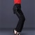 billige Latindansetøj-latin dans balsal dans bukser frynsede kvast ruching ren farve kvinders præstationstræning høj polyester