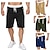 cheap Sweat Shorts-Men&#039;s Athletic Shorts Active Shorts Sweat Shorts Pocket Drawstring Solid Colored Comfort Wearable Knee Length Outdoor Daily Streetwear Casual Black Wine Micro-elastic
