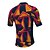 preiswerte Radtrikot Herren-21 Gramm Herren-Radtrikot Kurzarm-Radtrikot Sommer-Fahrradbekleidung mit Taschen MTB Atmungsaktiv und schnell trocknend Blau/Gelb