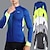 billige Herretrøyer-Arsuxeo Herre Sykkeltrøyer Langermet Vinter Sykkel Jersey med 3 baklommer Fjellsykling Veisykling Pusteevne Refleksbånd Tilbake Lomme Ultralett stoff Mørkegrå Hvit Gul Polyester sport Klær