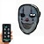 abordables Luces inteligentes-máscara led hd con wifi bluetooth programable fiesta de halloween cosplay máscara brillante mascarada más nuevo