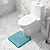 billige Matter og tepper-toalettgulvmatte konkav brosteinsbelagt toalettgulvmatte baderomsteppe dørmatte baderom sklisikre matte toalettgulvmatte