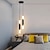 preiswerte Insellichter-LED-Pendelleuchten 2-Licht moderne Kücheninsel dimmbar LED modern schwarz gold Mini-Pendelleuchte, Schlafzimmer Nachttisch schwarz kleine Pendelleuchte