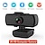 cheap Computer Peripherals-Webcam 1080P Full HD Web Camera With Microphone USB Plug Web Cam For PC Computer Mac Laptop Desktop YouTube Skype Mini Camera