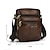 cheap Men&#039;s Bags-Men&#039;s Crossbody Bag Mobile Phone Bag Cowhide Daily Black Brown