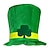 cheap Carnival Costumes-St. Patrick&#039;s Day Shamrock Irish Hat Adults&#039; Men&#039;s Cosplay Party / Evening Saint Patrick&#039;s Day Festival / Holiday Polyester Green Men&#039;s Women&#039;s Easy Carnival Costumes 3 Leaf