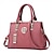 cheap Handbag &amp; Totes-Women&#039;s Handbag Crossbody Bag Shoulder Bag PU Leather Office Daily Pendant Chain Embossed Solid Color Wine Red Black Purple
