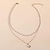 cheap Necklaces-Necklace Imitation Pearl Chrome Women&#039;s Fashion Simple Double Layered Necklace For Work Daily Holiday