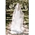baratos Véus de Noiva-Uma Camada Simples / Estilo Clássico Véus de Noiva Véu Capela com Cor Pura 110,24 em (280 centímetros) Tule