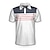 voordelige herenpolo&#039;s met knopen-Voor heren POLO Shirt Golfshirt Flamingo Brief Grafische prints Eend Strijkijzer Wit blauw Donkergrijs Grijs Buiten Straat Korte Mouw Afdrukken Button-omlaag Kleding Modieus Ontwerper Casual Zacht