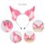 cheap Hair Styling Accessories-Anime Fox Ear Cat Girl Plush Headband Tail Maid Dressing Halloween Carnival Party Costume Cosplay Accessories