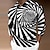 abordables polos de hombre con botones-Hombre POLO Camiseta de golf de impresión en 3D Estampados Cuello Vuelto Negro / Blanco Negro Blanco + negro Blanco Azul Piscina Impresión 3D Exterior Calle Manga Larga Estampado Abotonar Ropa Moda